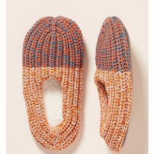 Verloop Colorblocked Slippers- orange & blue